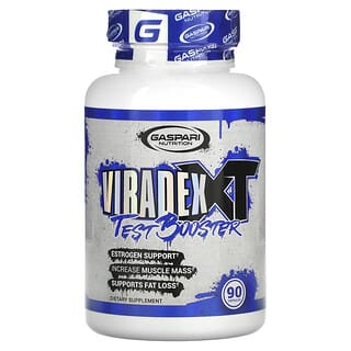 Gaspari Nutrition, Viradex XT, Test Booster, 90 Capsules