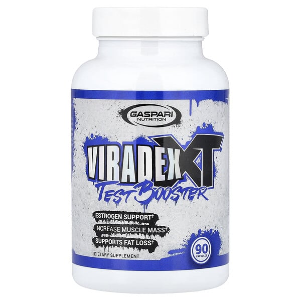 Gaspari Nutrition, Viradex XT, Test Booster, 90 Capsules — product photo 1