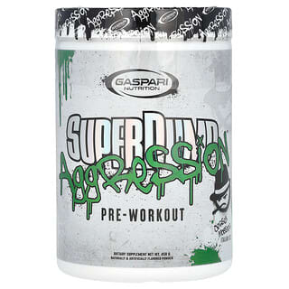 Gaspari Nutrition, SuperPump Aggression Pre-Workout, Aggression Pre-Workout, Jersey Mobster Italian Ice, 450 g