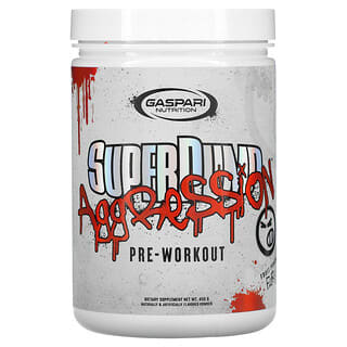 Gaspari Nutrition, SuperPump Aggression Pre-Workout，Fruit Punch Fury，450 克