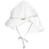  Sun Protection Hat, 0-6 Months, White, 1 Count
