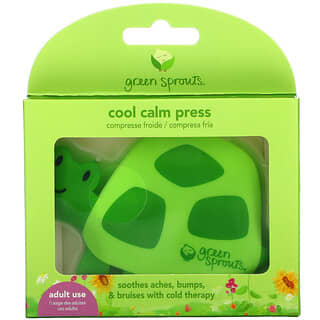 Green Sprouts, Cool Calm Press, Green, 1 Count