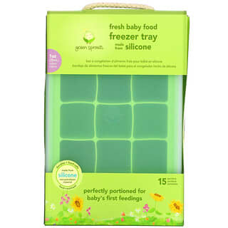 Green Sprouts, Fresh Baby Food Freezer Tray, Green, 1 Tray