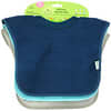 Pull-Over Stay-Dry Bibs, 9-18 Months, Blue, Aqua and Gray, 3 Pack
