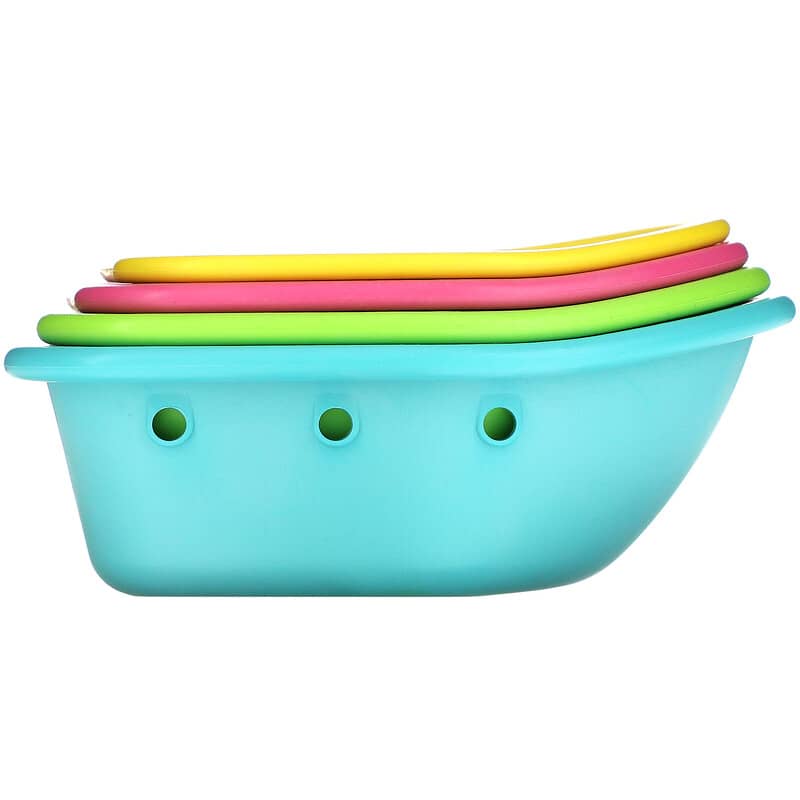 Sprout Ware Floating Boats, 6+ Months, Multicolor, 4 Count