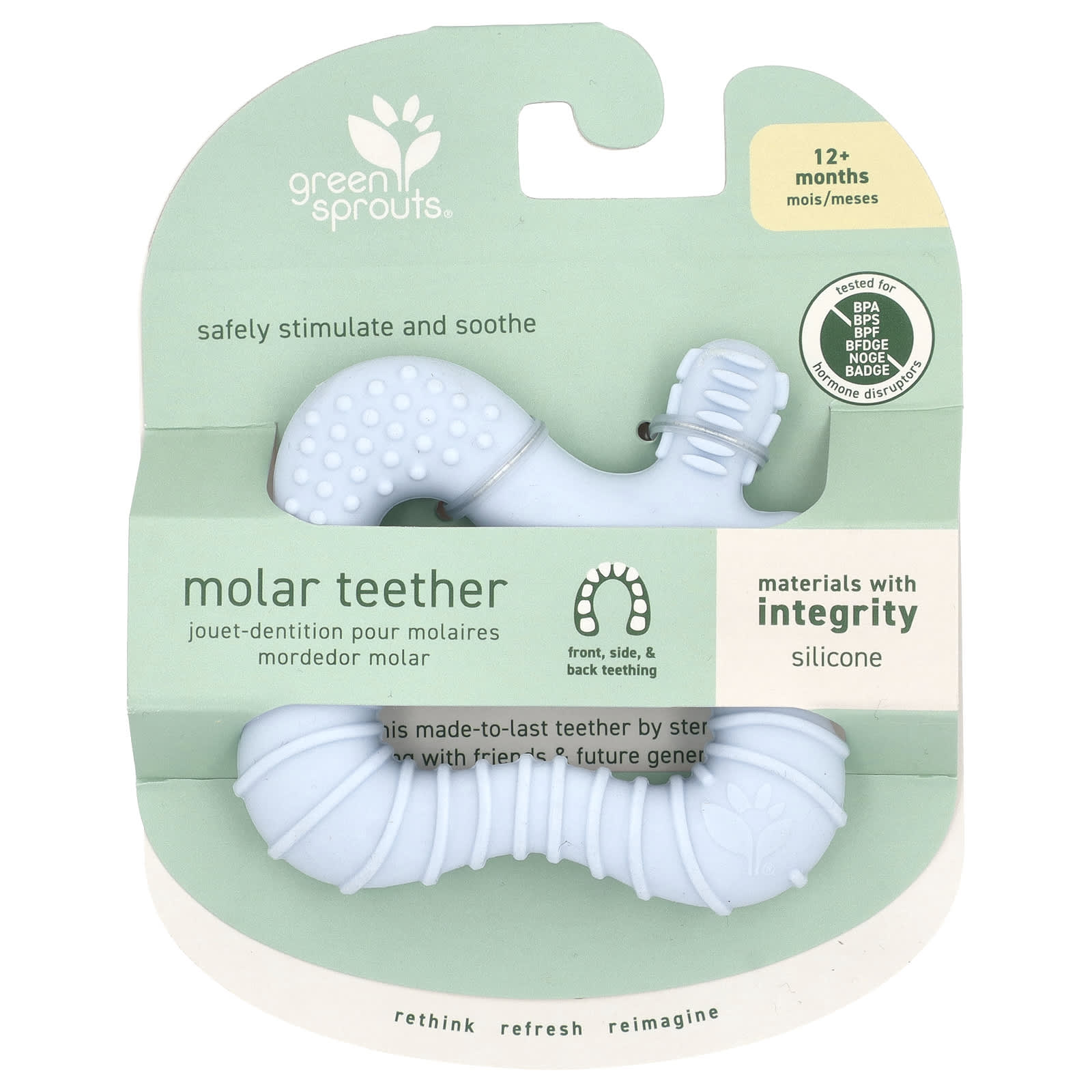 Molar Teether Silicone 12 Months 1 Teether