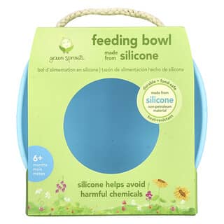 Green Sprouts, Feeding Bowl, 6+ Months, Aqua, 1 Bowl, 7 oz (207 ml)