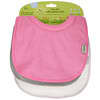 Нагрудники-слюнявчики Stay Dry, для детей от 0 до 6 месяцев, розово-серый, 3 шт.