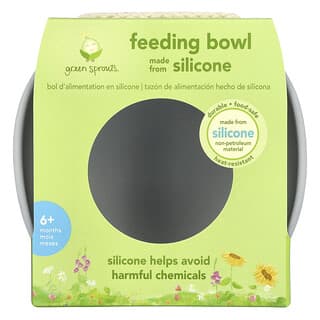 Green Sprouts, Feeding Bowl, 6+ Months, Gray, 1 Bowl