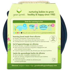 Green Sprouts, Tazón de aprendizaje, 9 meses o más, Azul marino, 1 tazón