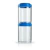 Portable Stackable Containers, Blue, 2 Pack, 150 cc Each