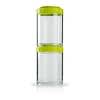 Portable Stackable Containers, Green, 2 Pack, 150 cc Each