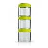 Portable Stackable Containers, Green, 3 Pack, 100 cc Each