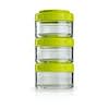 Portable Stackable Containers, Green, 3 Pack, 60 cc Each