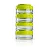 Portable Stackable Containers, Green, 4 Pack, 40 cc Each