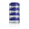Portable Stackable Containers, Purple, 4 Pack, 40 cc Each