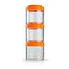 Portable Stackable Containers, Orange, 3 Pack, 100 cc Each