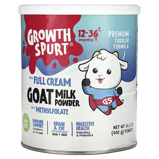 Growth Spurt, Premium Toddler Formula, козье молоко, от 12 до 36 месяцев, 400 г (14,1 унции)