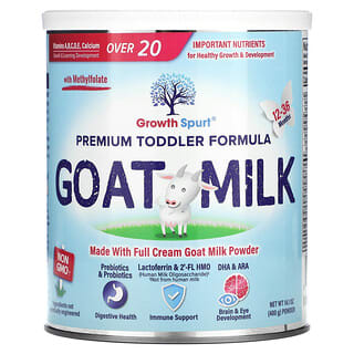 Growth Spurt, Premium Toddler Formula, Goat Milk, 12-36 Months, 14.1 oz (400 g)
