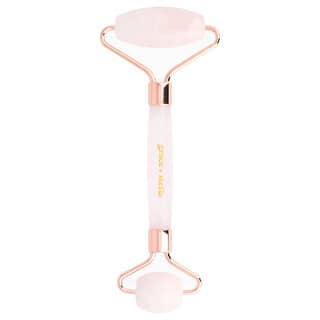 Grace & Stella, Rose Quartz Facial Massager, 1 Roller