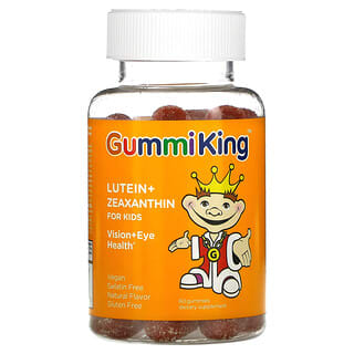 GummiKing, 葉黃素和玉米黃質（兒童），芒果味，60 粒軟糖