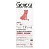 Genexa, 어린이용 발열, 만 2~11세, 유기농 체리, 118ml(4fl oz)