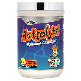 Glaxon, Astrolyte, Électrolytes hydratants, Mangue martienne, 315 g