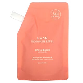 Haan, Toothpaste Refill, Life's a Beach, Chai Tea & Mint, 5.07 fl oz (150 ml)