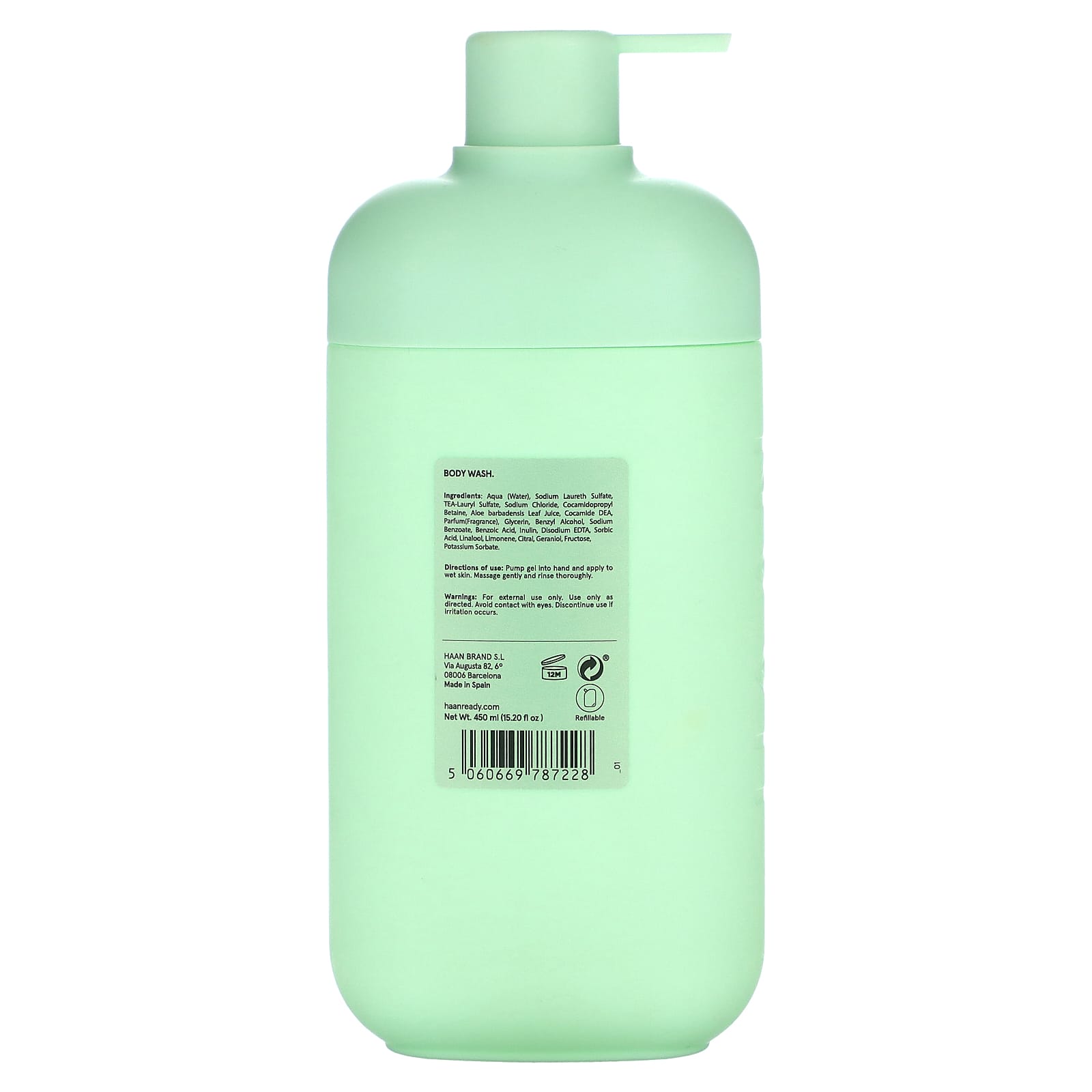 Haan Body Wash Purifying Verbena 15 21 Fl Oz 450 Ml haan-body-wash-purifying-verbena-15-21-fl-oz-450-ml