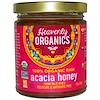 Мёд акации, 100% органический сырой, 12 унций (340 г)