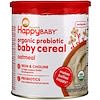 Organic Probiotic Baby Cereal, Oatmeal, 7 oz (198 g)