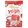 Happy Baby, Organic Yogis, Bocadillos liofilizados de yogur y frutas, Fresa, 28 g (1 oz)