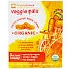 happytimes, Veggie Pals, Organic, Carrot Orange Apple Chews, 5 Pouches, 3.5 oz (100 g)