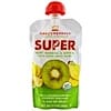 happysqueeze, Organic Superfoods, Super, Kiwi, Banana & Apple with Super Grain Salba, 3.5 oz (99 g)