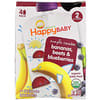 Organic Baby Food, Stage 2, Simple Combos, Bananas, Beets & Blueberries, 4 Pouches - 4 oz (113 g) Each