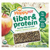 Happy Tot, Fiber & Protein Gluten Free Oat Bar, For 2 Years & Up, Organic Apples & Spinach, 5 Bars, 0.88 oz (25 g) Each