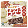 HappyTot®, Barrita de avena con fibra y proteína, Plátanos y zanahorias orgánicos, 5 barritas, 25 g (0,88 oz) cada una