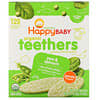 Organic Teethers , Gentle Teething Wafers, Sitting Baby, Pea & Spinach, 12 Packs, 0.14 oz (4 g) Each