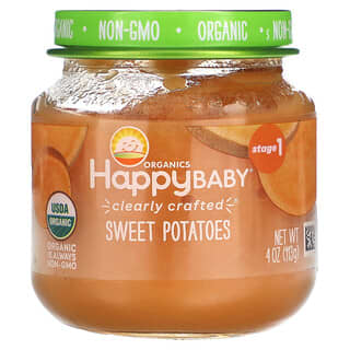 Happy Family Organics, Happy Baby, Etapa 1, Batatas`` 113 g (4 oz)