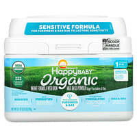  Happy Baby Organic - Polvo a base de leche para bebés con  hierro, 21 onzas : Bebés
