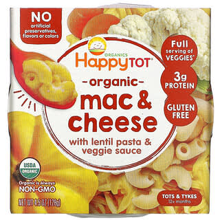 Happy Family Organics, Organics Happy Tot, 12+ Monate, Mac und Käse, 128 g (4,5 oz.)