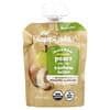 Happy Family Organics, Happy Baby®, Nutty Blends™, 6+ Months, Organic Pears & Cashew Butter, 3 oz (85 g)