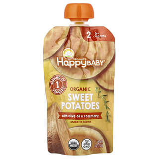 Happy Family Organics, Happy Baby®, økologiske søtpoteter, 6+ måneder, 113 g
