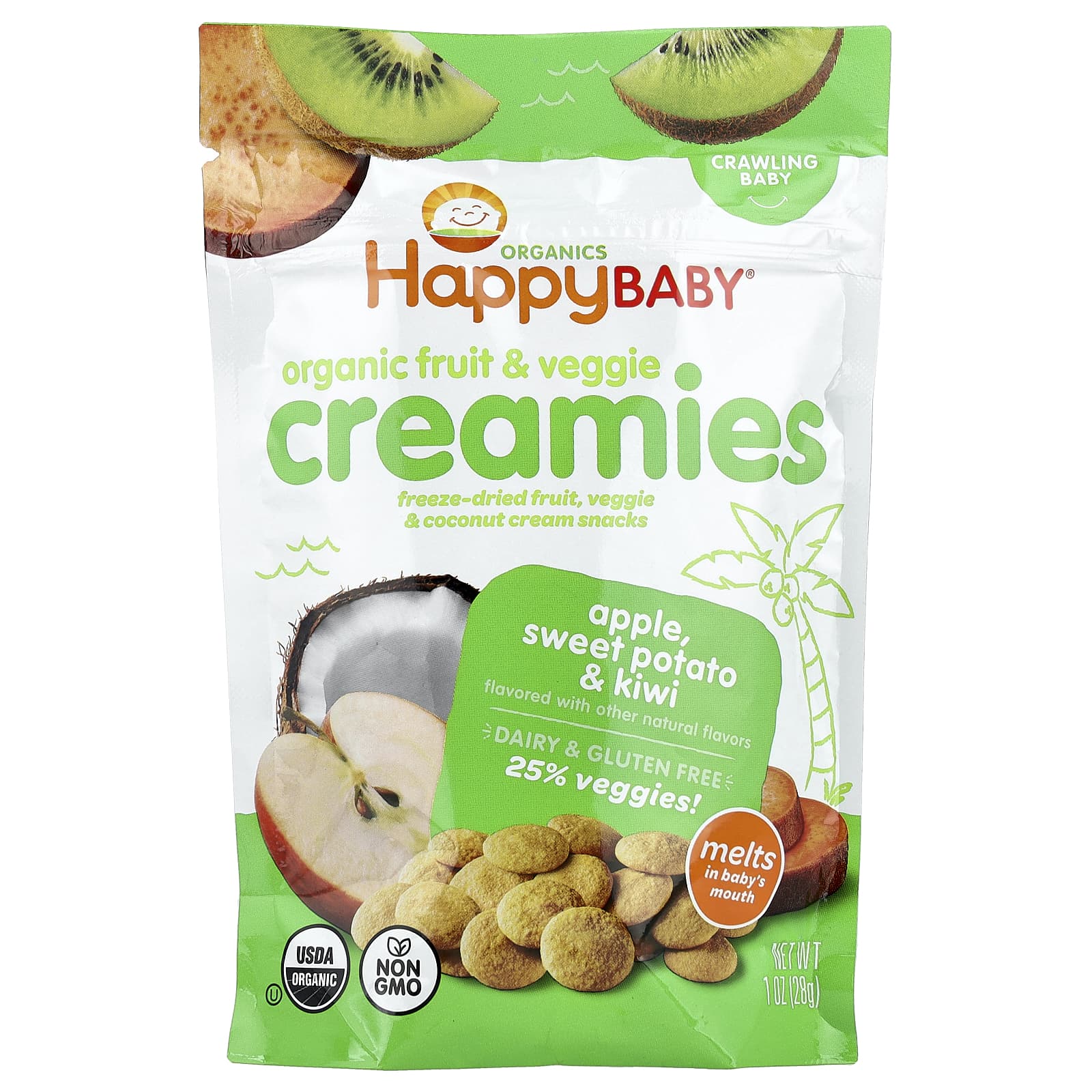 Happy Baby（ハッピーベビー）、オーガニック果実＆野菜