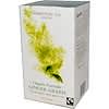Organic Fairtrade, Ginger Green, 25 Sachets, 1.75 oz (50 g)
