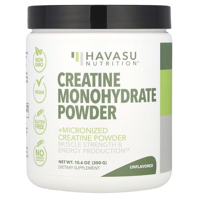 Havasu Nutrition, Creatine Monohydrate Powder, Original, 10.06 oz (300 g)