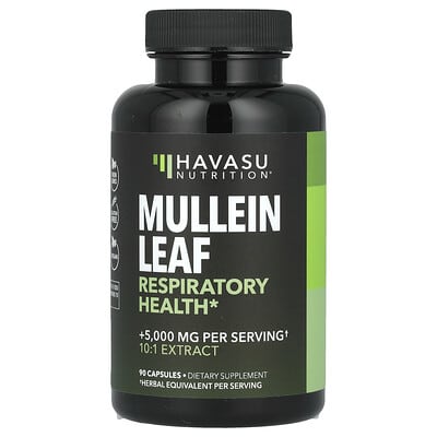 Havasu Nutrition, Mullein Capsules, 500 mg, 90 Capsules