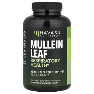 Havasu Nutrition, Feuille de molène, 500 mg, 180 capsules