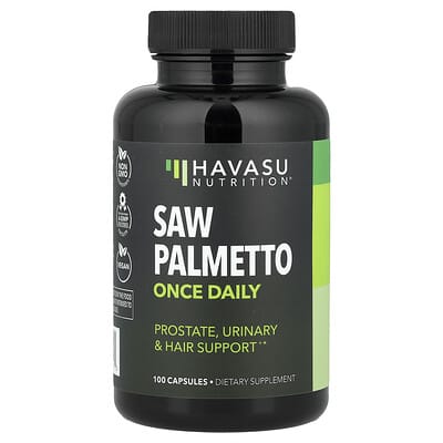 Havasu Nutrition, Saw Palmetto, Once Daily, 100 Capsules (500 mg per capsule)