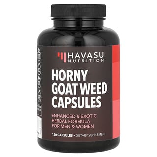Havasu Nutrition, Horny Goat Weed Capsules, Ziegenkraut-Kapseln, 120 Kapseln